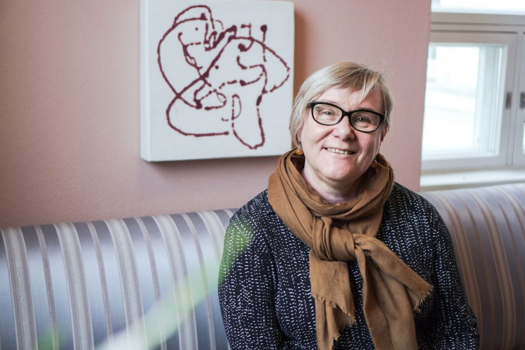 Kirsi Vainio-Korhonen kuvassa Historicumilla